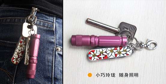 TANK007 EDC、迷你LED手電筒
